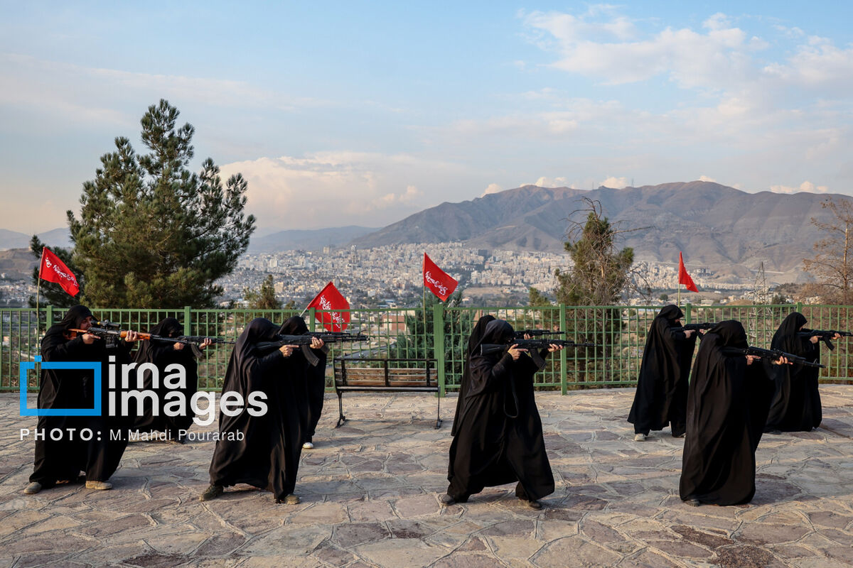 آموزش جان‌فدایان در بوستان طبیعت کرج
