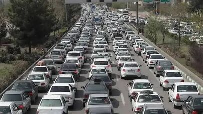 آخرین وضعیت ترافیک جاده‌ها؛ بارش باران در محورهای شمالی و ترافیک در مسیر تهران