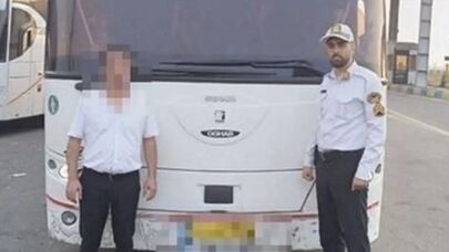 جان ۲۰ مسافر در خطر؛ اتوبوس با راننده مست متوقف شد