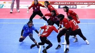 المنتخب الإیرانی للسیدات یحرز مرکز الوصافة فی ریاضة الکابادی ضمن بطولة الألعاب الآسیویة

