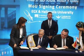 جامعة هلیوبولیس توقع بروتوکول تعاون مع البورصة المصریة

